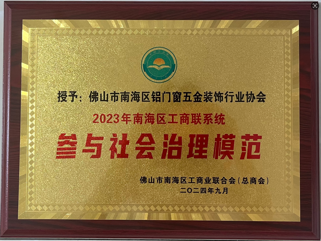 参与社会治理模范
